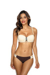 Luxury two-piece swimsuit by etna with bardot cut, padded...