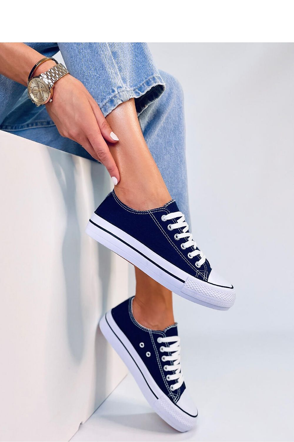Inello Classic Women’s Sneakers - Stylish Comfort with 3cm Sole Height for Everyday Wear