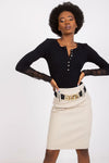 Elegant Ribbed Blouse With Lace Detail by Rue Paris – Daily Casual To Chic Style