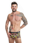 Stylish Men's Banana Boxer Shorts with Unique Banana and Mouth Pattern - High-Quality Comfort