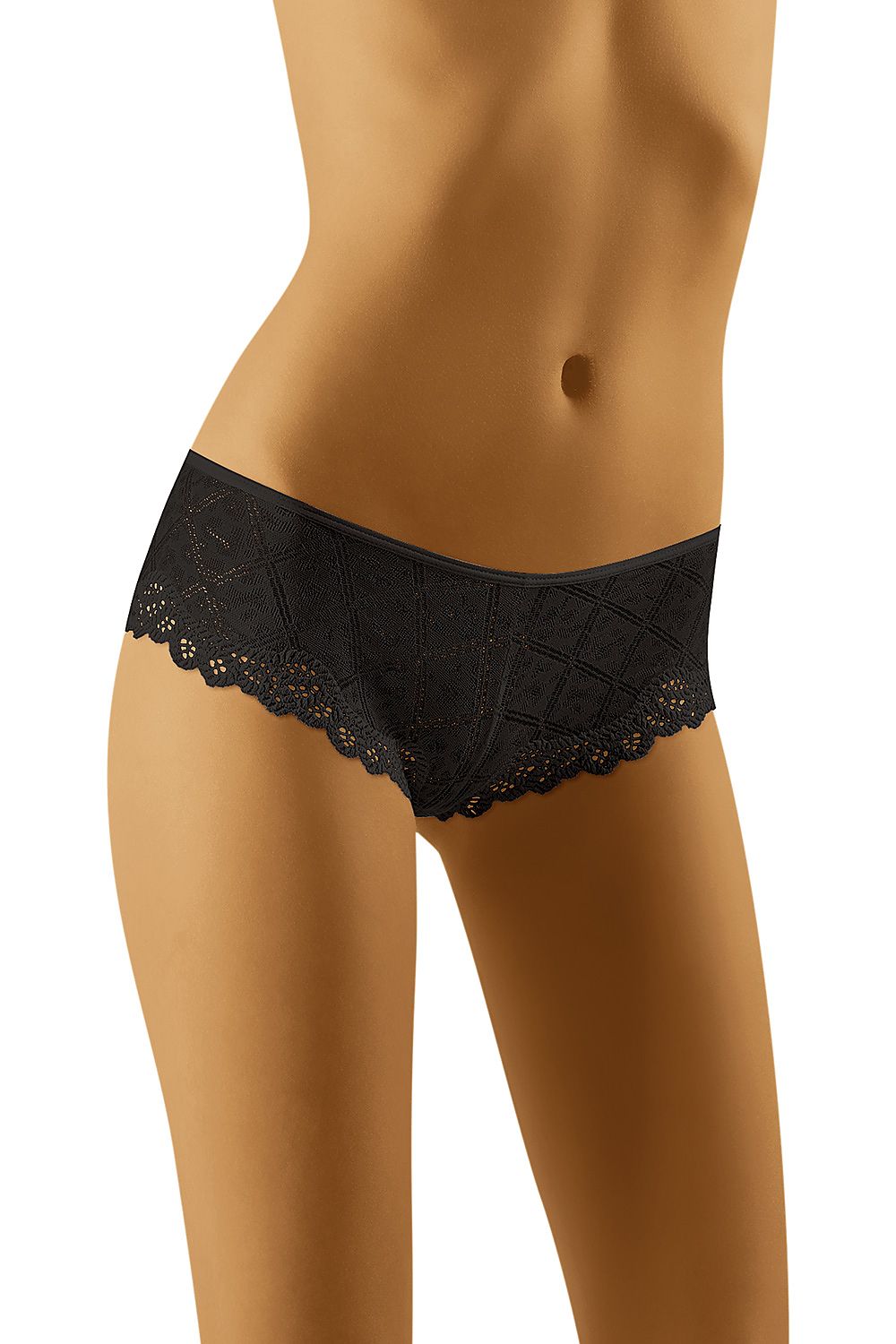 Elegant Wolbar Panties with Lace Detail, Soft Stretchy Knit, Perfect Feminine Fit