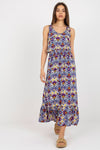 Elegant Long Summer Dress With Thick Straps And Heart Neckline By Fresh Made