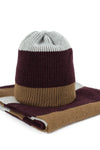 Luxury Acrylic Winter Hat and Scarf Set by Art of Polo - Classic Style and Stretchy Comfort
