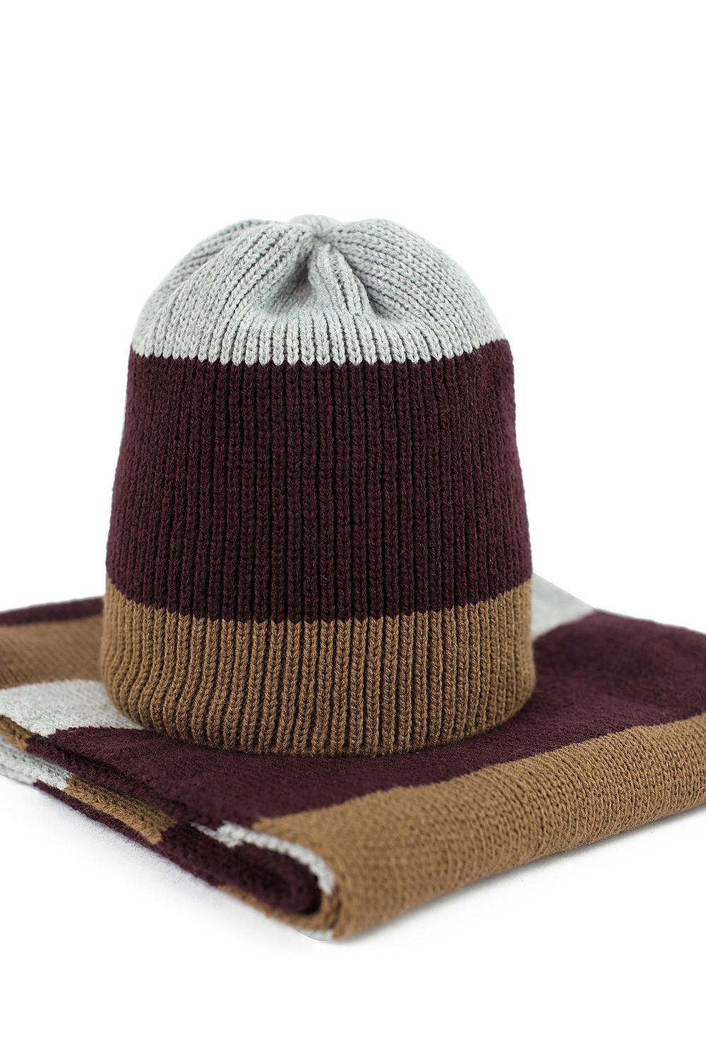 Luxury Acrylic Winter Hat and Scarf Set by Art of Polo - Classic Style and Stretchy Comfort
