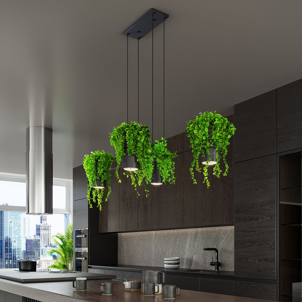 Pendant lamp Steel, aluminum Kukkia modern Design GU10/ES111