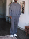 Men's Casual Crew Neck Sweatshirt & Pants Set