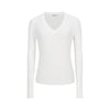 Women's Clothing Is Super Stylish With A High-end Simple And Versatile Cable-knit V-neck Sweater