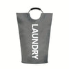 90L Extra Large Laundry Basket – Heavy-Duty Foldable Clothes Hamper with Handles | Space-Saving Round Fabric Laundry Bin for Home, Dorm, Office & Hotel