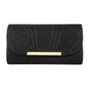 Women's Hardware Edge Party Pattern Fine Pink Clutch