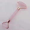 Natural Powder Crystal Jade Roller Beauty Face-lifting Double-head Massager