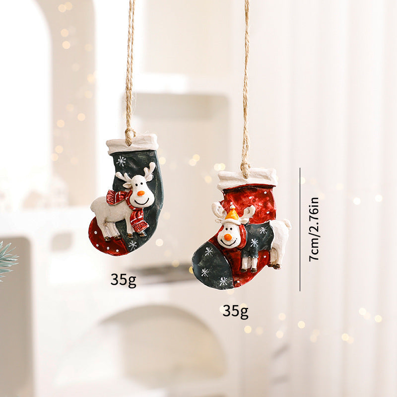 Christmas Decorations Cartoon Elk Ornaments