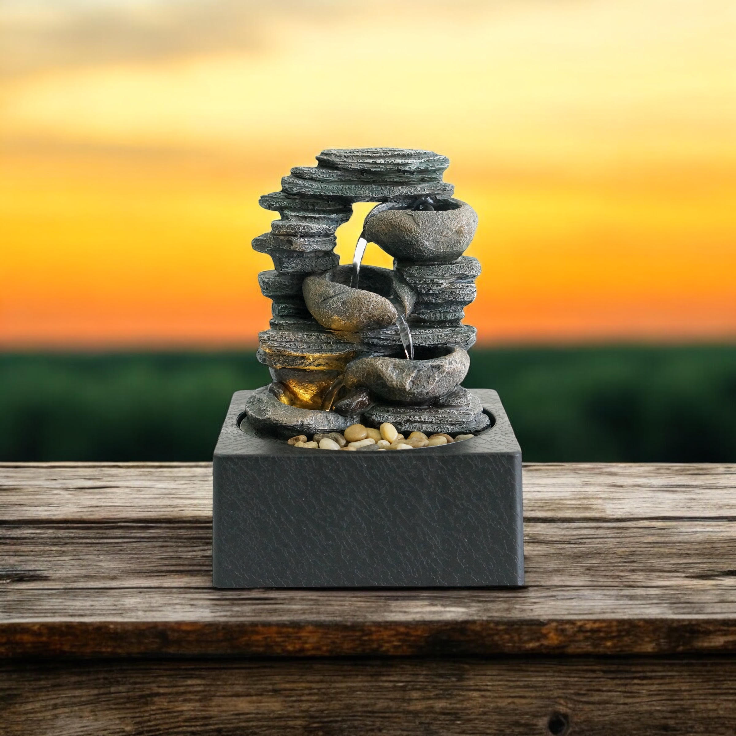 24CM TABLE TOP INDOOR WATER FOUNTAIN