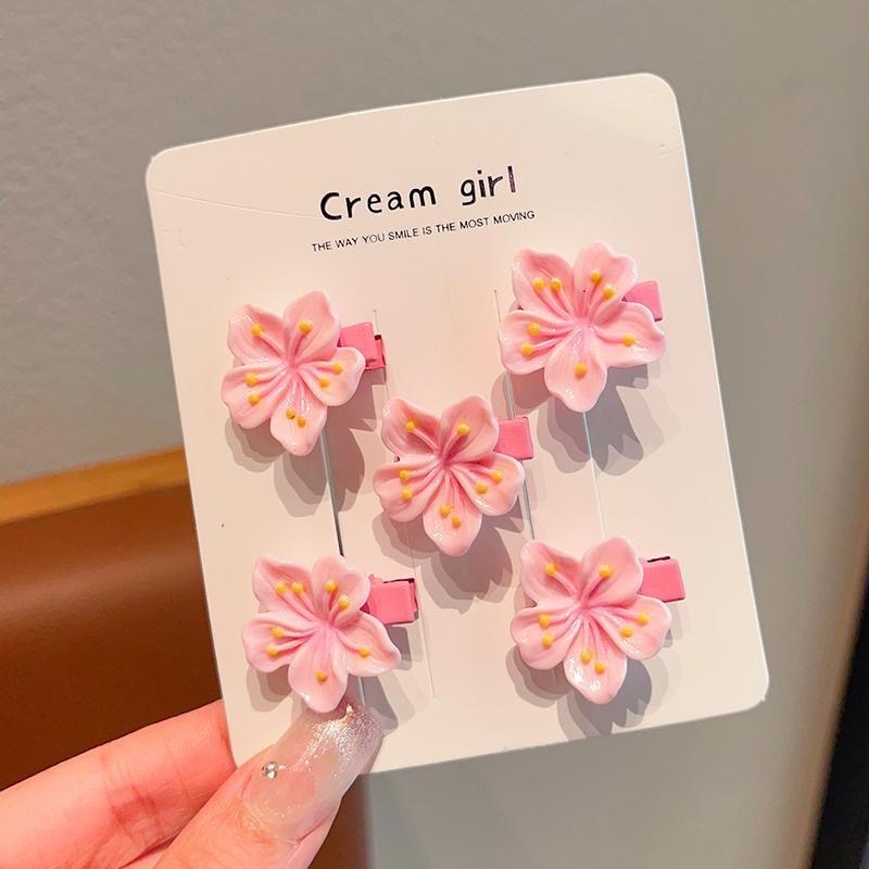 Flower Hair Clips for Women - Sweet Plumeria Barrettes & Hair Accessories