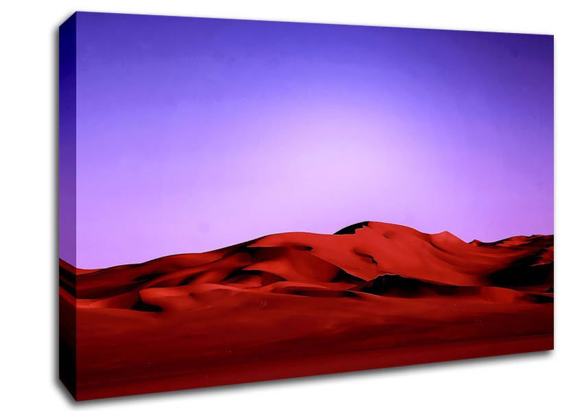 Desert Night Canvas Wall Art - Zestio