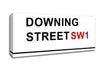 Downing Street Signs Canvas Wall Art - Zestio
