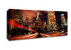 Downtown Los Angeles At Night Canvas Wall Art - Zestio