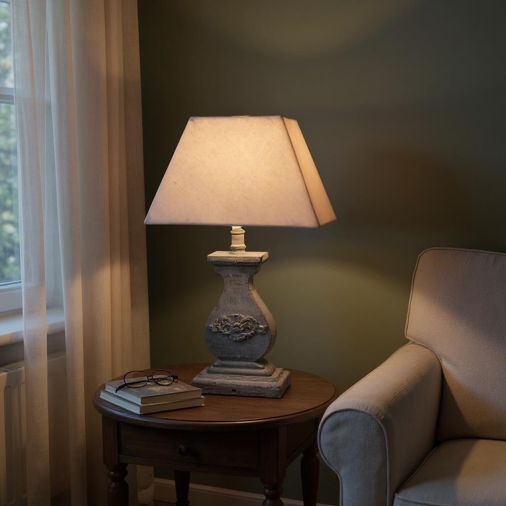 43CM LAMP AND SHADE