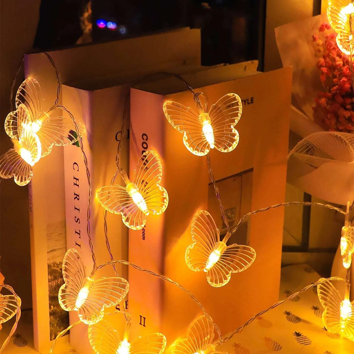 3 Meters 20 Lights Butterfly Christmas Decoration Light String