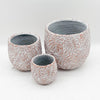 23/33/45CM SET 3 CEMENT POTS