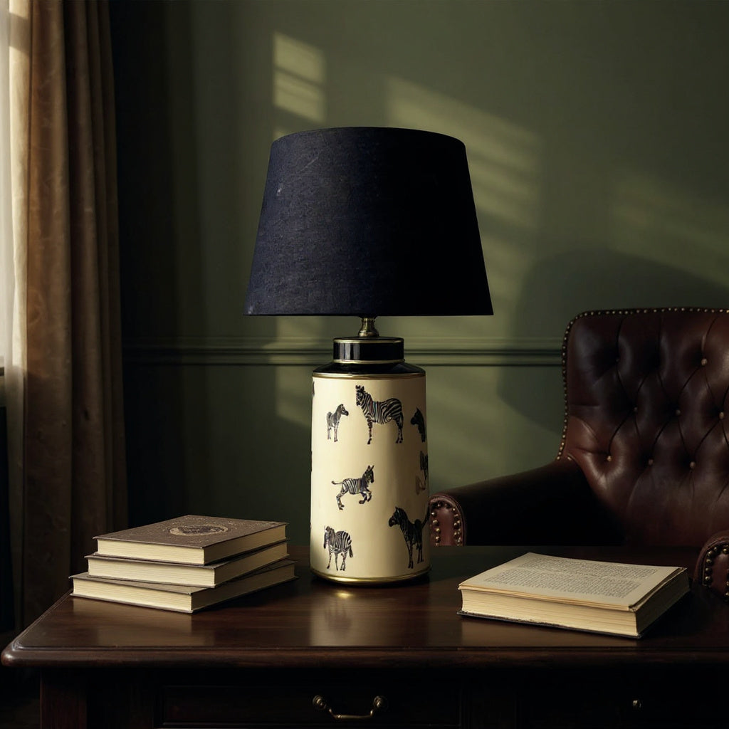 40CM LAMP AND SHADE