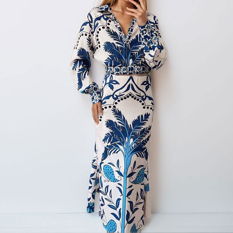 Flower Early Spring Idle Style Casual Fashion Set