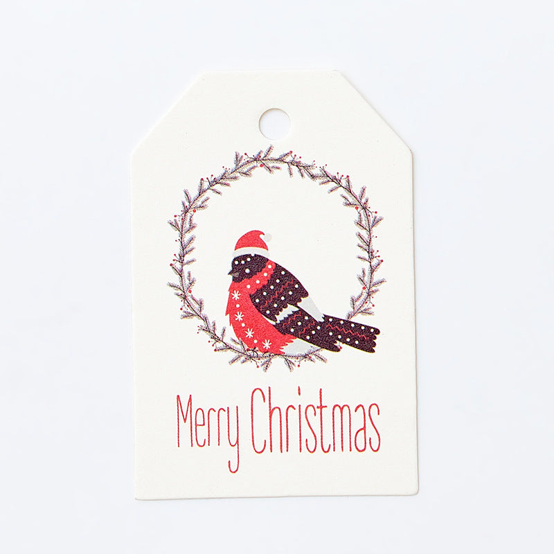 Christmas Decoration Hanging Card Color Listing