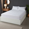 OLIVIA ROCCO Egyptian Cotton Quilted Waterproof Mattress Protector Extra Deep Hypoallergenic Breathable All Sizes Classic White
