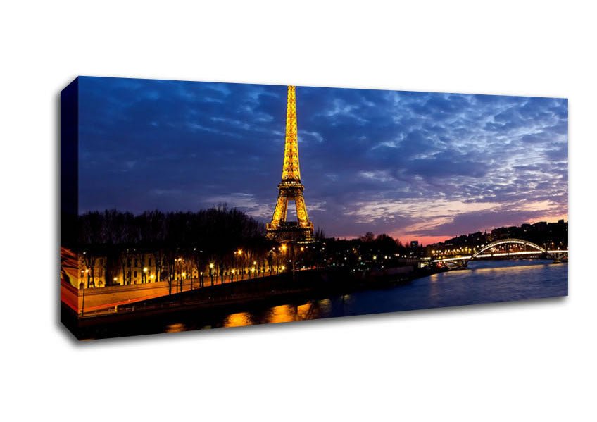 Eiffel Tower Paris France Canvas Wall Art - Zestio