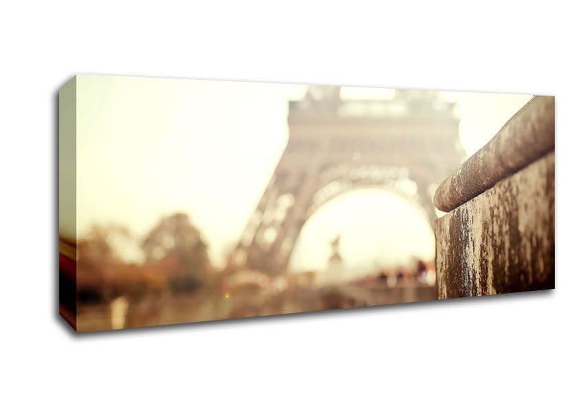 Eiffel Tower Retro Canvas Wall Art - Zestio