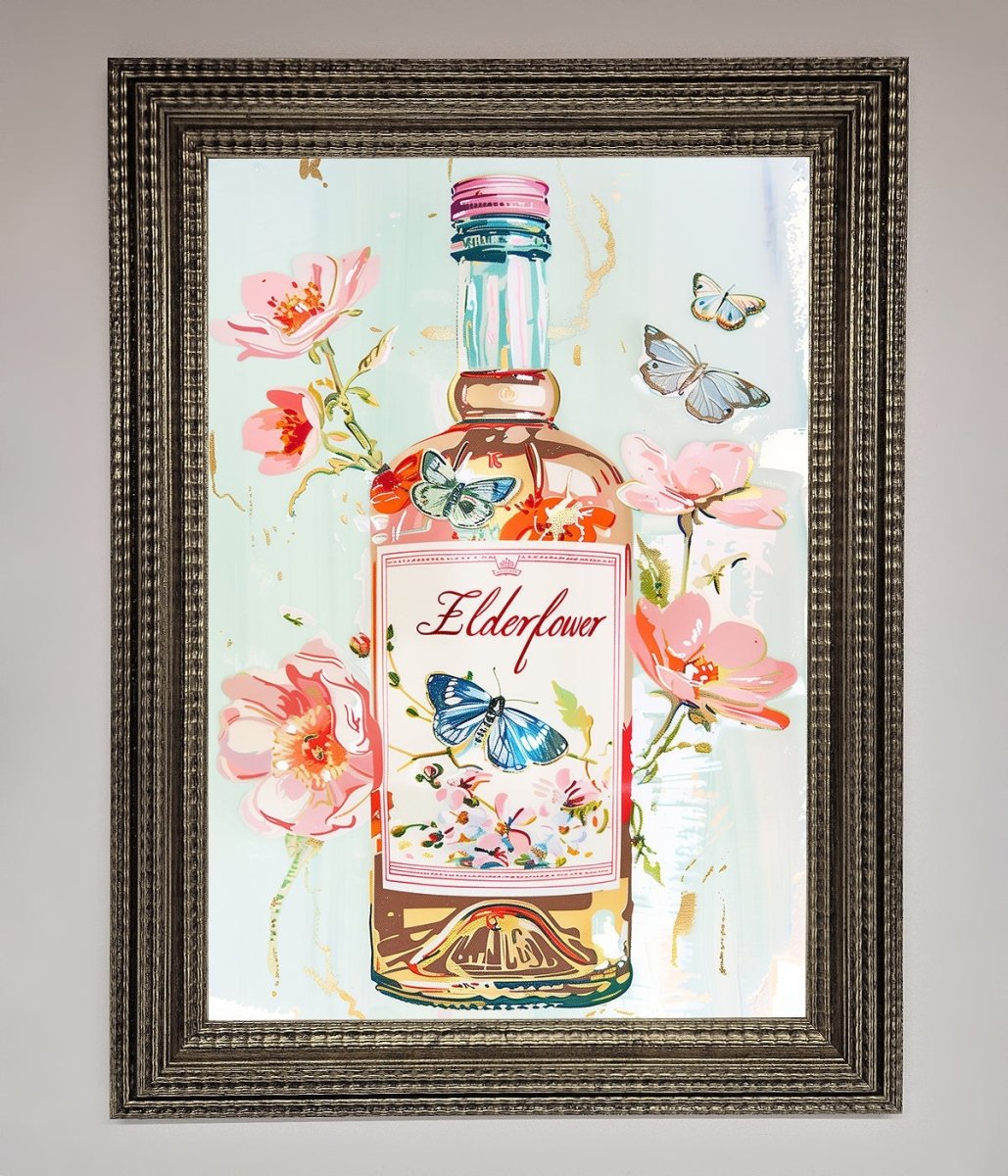 Elderflower Wine Framed Wall Art - Zestio
