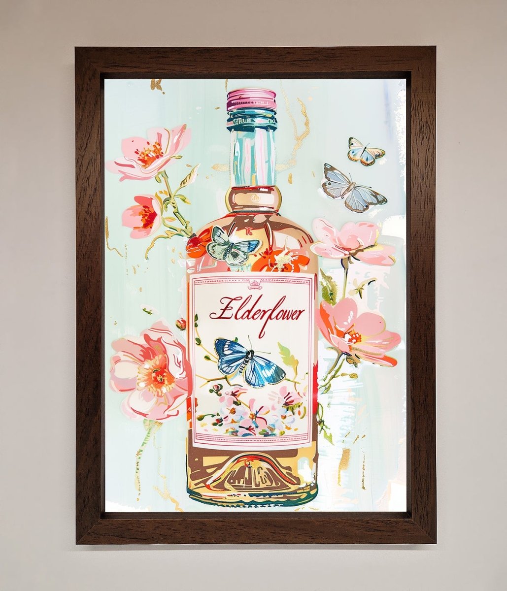 Elderflower Wine Framed Wall Art - Zestio