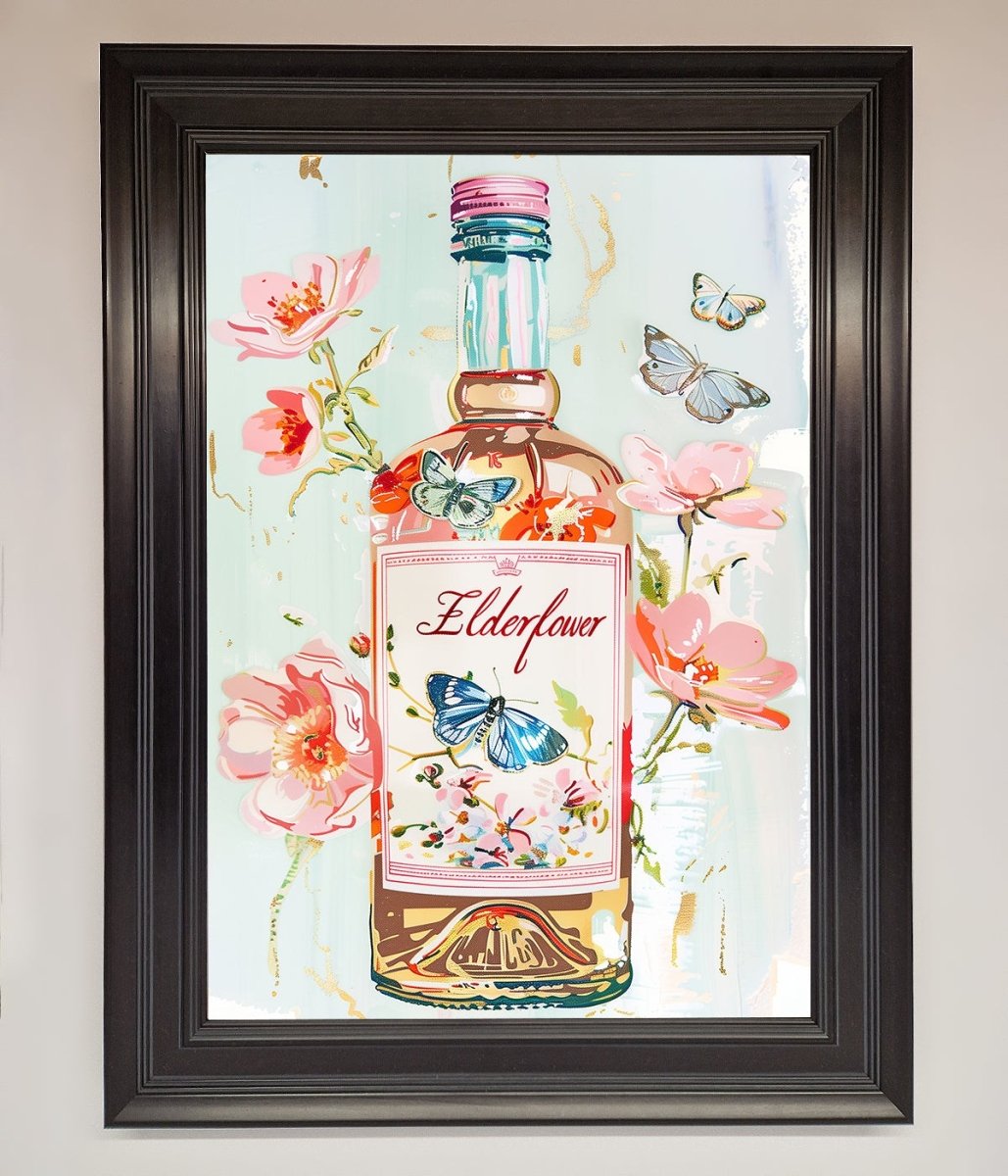 Elderflower Wine Framed Wall Art - Zestio