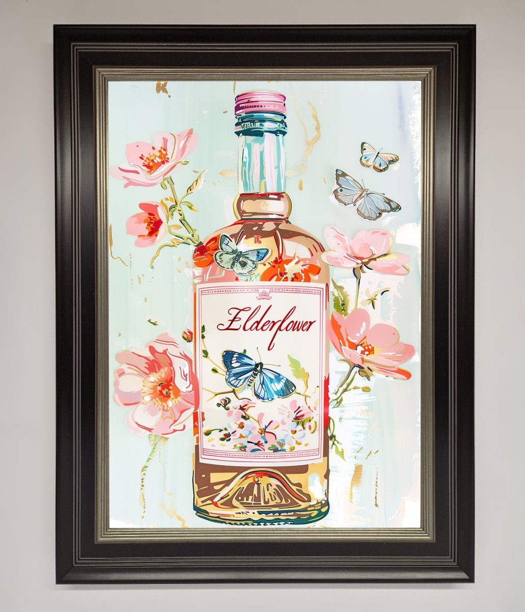 Elderflower Wine Framed Wall Art - Zestio