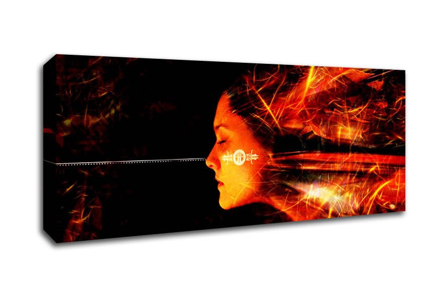 Electronic Female Canvas Wall Art - Zestio