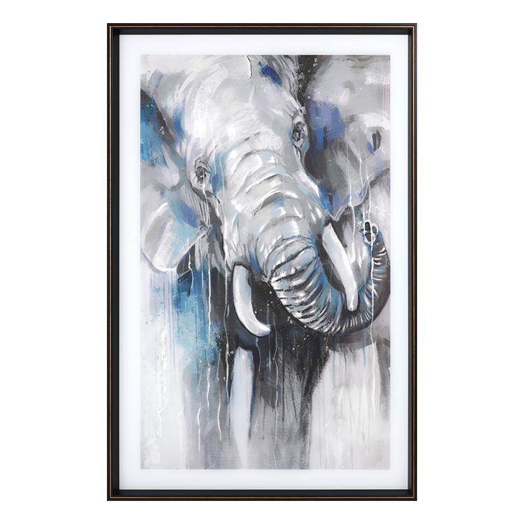 Elephant Framed Wall Art Print 80*120cm