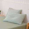 Ella Cotton - Sage Green Pillowcases Pair - Zestio