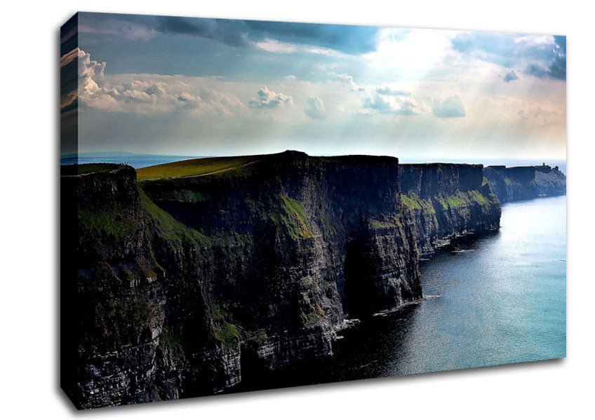 English Coast Canvas Wall Art - Zestio