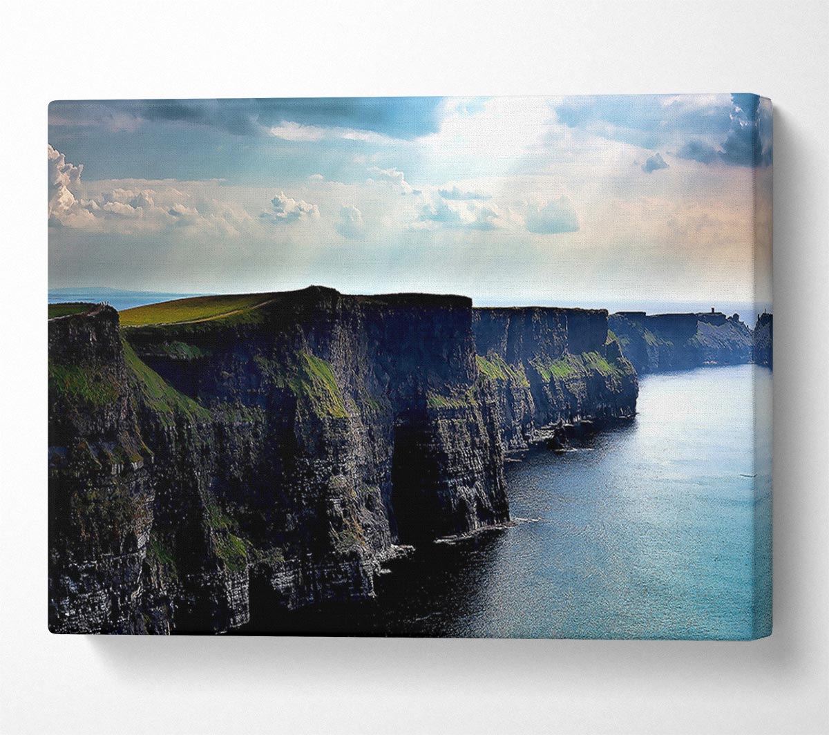 English Coast Canvas Wall Art - Zestio