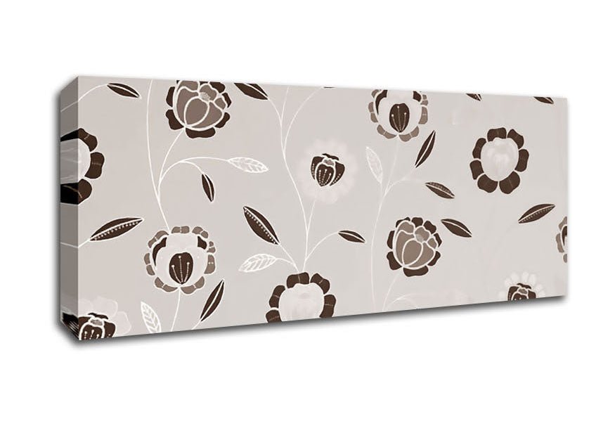 Evolution Of The Seed Beige Canvas Wall Art - Zestio