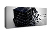 Exploding Cube Canvas Wall Art - Zestio