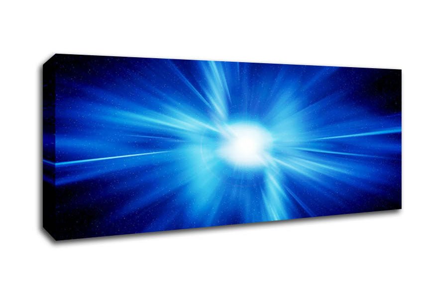 Exploding Star Canvas Wall Art - Zestio