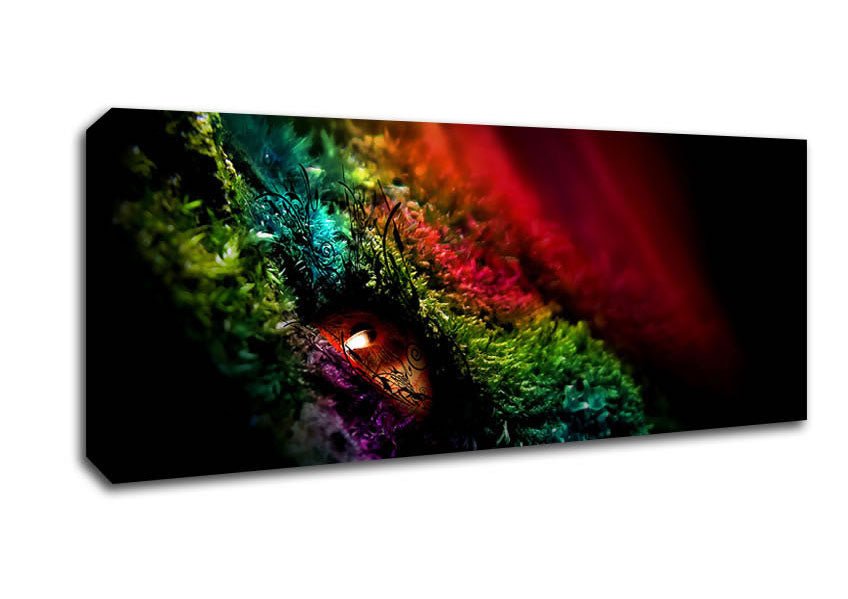 Eye Of The Rainbow Canvas Wall Art - Zestio