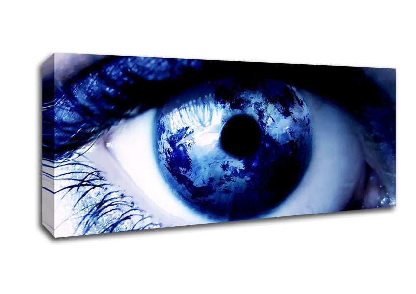 Eye Of The Storm Canvas Wall Art - Zestio