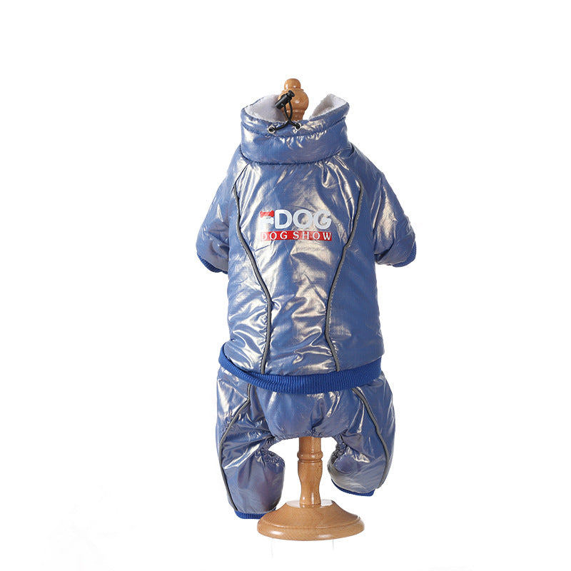 Down Jacket Puppy Windproof Hood For Cold And Warm
