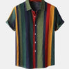 Summer Men's Fashion Short-sleeve Shirt Hawaiian Style