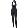 Elegant Backless Jumpsuit - Women's Sleeveless One-Piece Evening Outfit