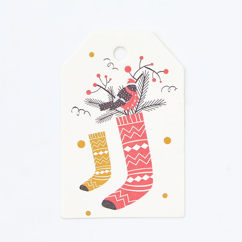 Christmas Decoration Hanging Card Color Listing