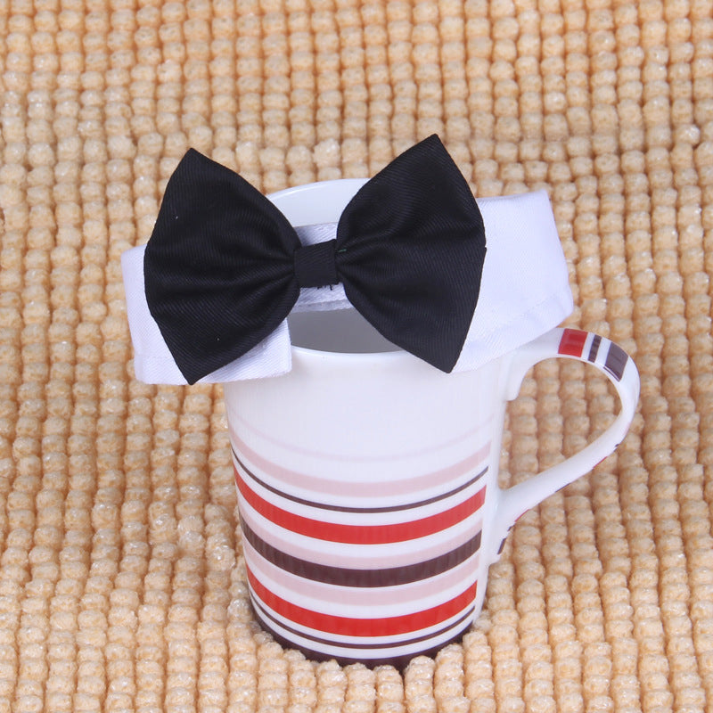 Pet Supplies Teddy Small And Medium Sized Dog Bow Tie And Tie Gentleman Bow Scarf Collar Ornament