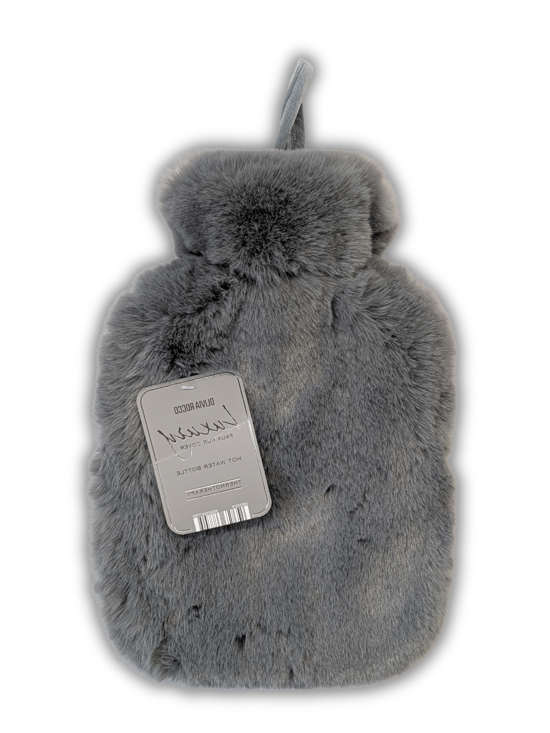 OLIVIA ROCCO Faux Fur Covered 2 Litre Luxury Hot Water Bottle Thermotherapy Natural Rubber UK Safe Tested Winter Warmth Gift for Adults and Kids