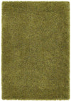 Chicago Olive Green Shaggy Rug